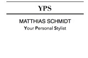 MATTHIAS SCHMIDT Personality Styling