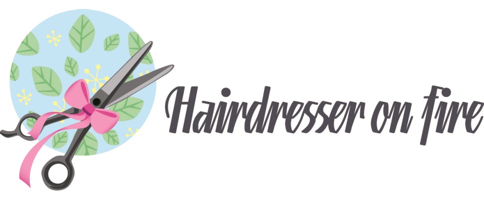 Hairdresser on fire
