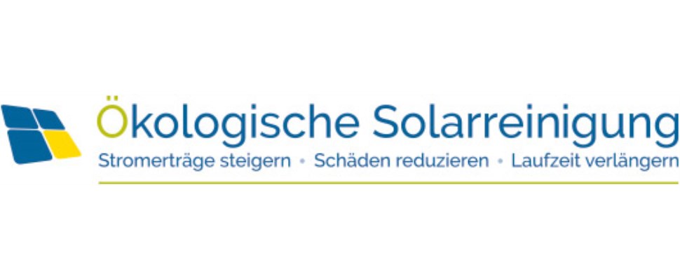 Ökologische Solarreinigung
