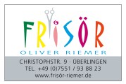 Frisör Oliver Riemer